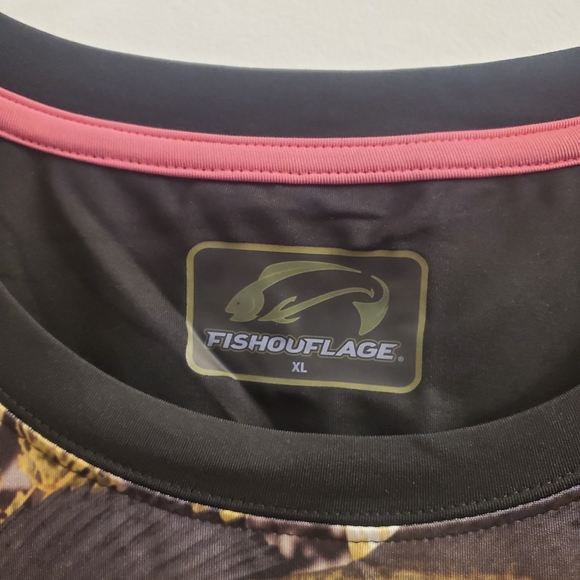 Women's Fishouflage Long sleeve fiahing shirt - Sz XL - NWT - Walleye - Picture 2 of 10